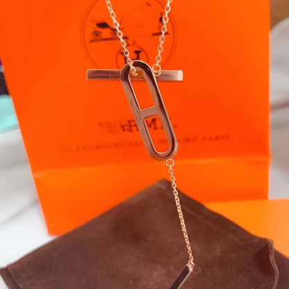 [Vera Jewelry]HM NECKLACE PLATINUM ROSE GOLD DIAMOND