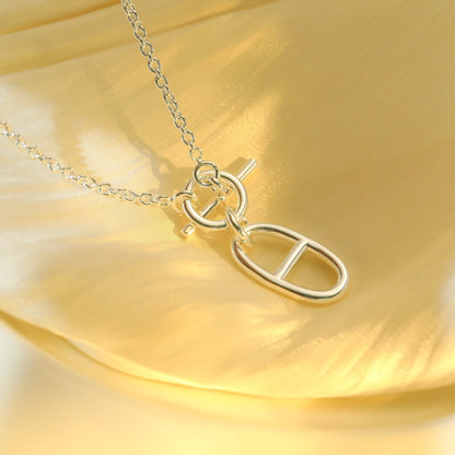 [Vera Jewelry]HM CHAINE D'ANCRE PENDANT NECKLACE STERLING SILVER