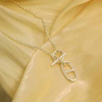 [Vera Jewelry]HM CHAINE D'ANCRE PENDANT NECKLACE STERLING SILVER