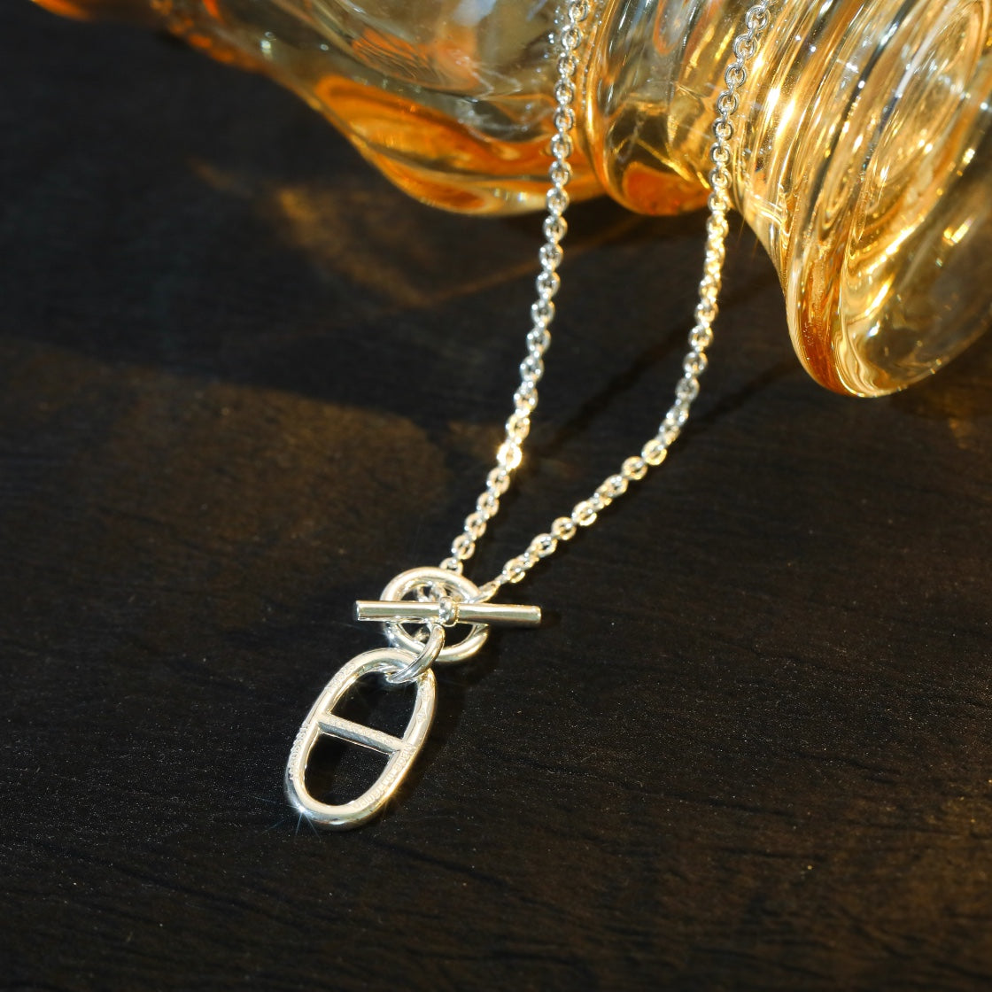 [Vera Jewelry]HM CHAINE D'ANCRE PENDANT NECKLACE STERLING SILVER