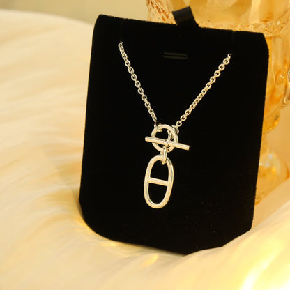 [Vera Jewelry]HM CHAINE D'ANCRE PENDANT NECKLACE STERLING SILVER