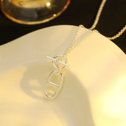 [Vera Jewelry]HM CHAINE D'ANCRE PENDANT NECKLACE STERLING SILVER