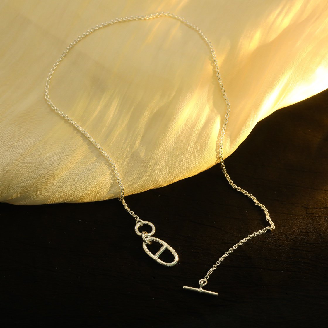 [Vera Jewelry]HM CHAINE D'ANCRE PENDANT NECKLACE STERLING SILVER