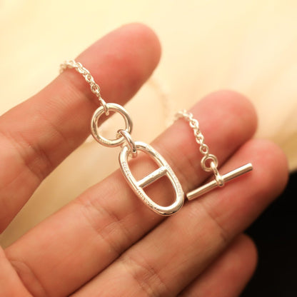 [Vera Jewelry]HM CHAINE D'ANCRE PENDANT NECKLACE STERLING SILVER