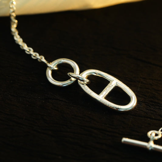 [Vera Jewelry]HM CHAINE D'ANCRE PENDANT NECKLACE STERLING SILVER