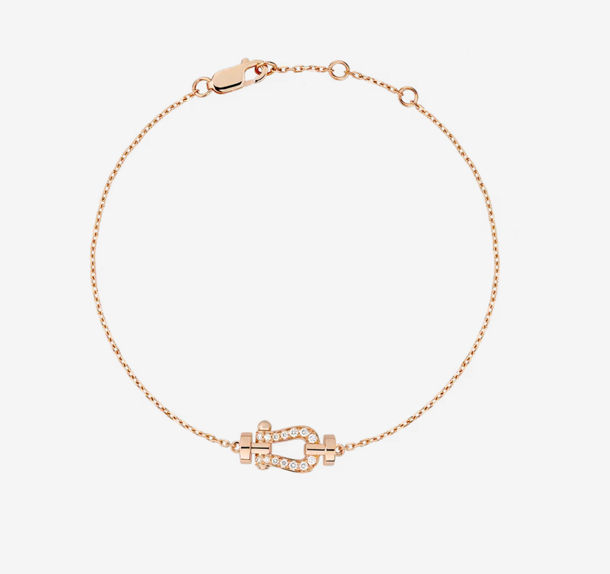 [Vera  Jewelry]FORCE 10 FULL DIAMOND BUCKLE CHAIN LINK MINI MODEL