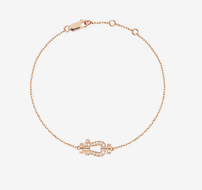 [Vera  Jewelry]FORCE 10 FULL DIAMOND BUCKLE CHAIN LINK MINI MODEL