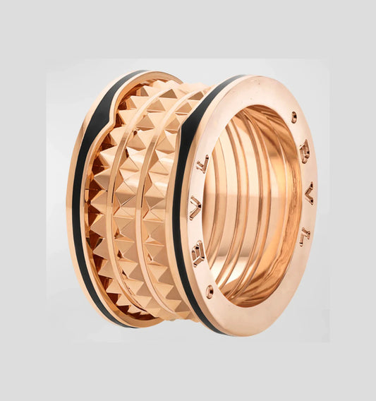 [Vera]ZERO 1 ROCK BLACK CERAMIC PINK GOLD LARGE MODEL