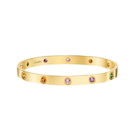 [Vera Jewelry]2026 RAINBOW LOVE BRACELET 6.1MM  10 DIAMONDS