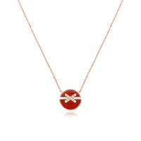 [Vera Jewelry]JEUX DE ROSE GOLD DIAMOND NECKLACE