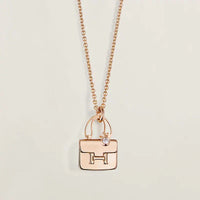 [Vera Jewelry]AMULETTE PEDANT ROSE GOLD NECKLACE