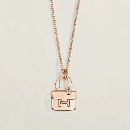 [Vera Jewelry]AMULETTE PEDANT ROSE GOLD NECKLACE