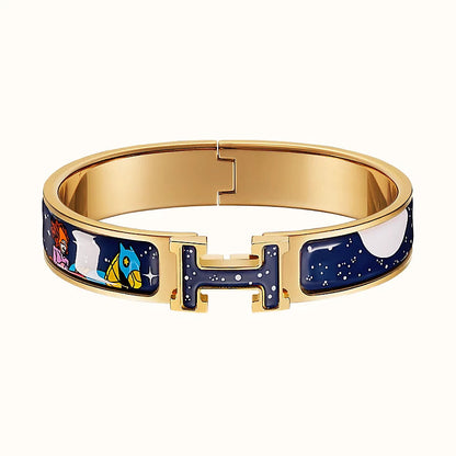 [Vera Jewelry]H STAR AND MOON BRACELET 12MM