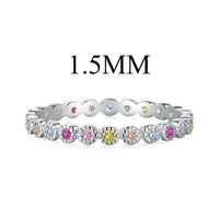 [Vera Jewelry]Radiant Sparkling Round Cut Daily Ring