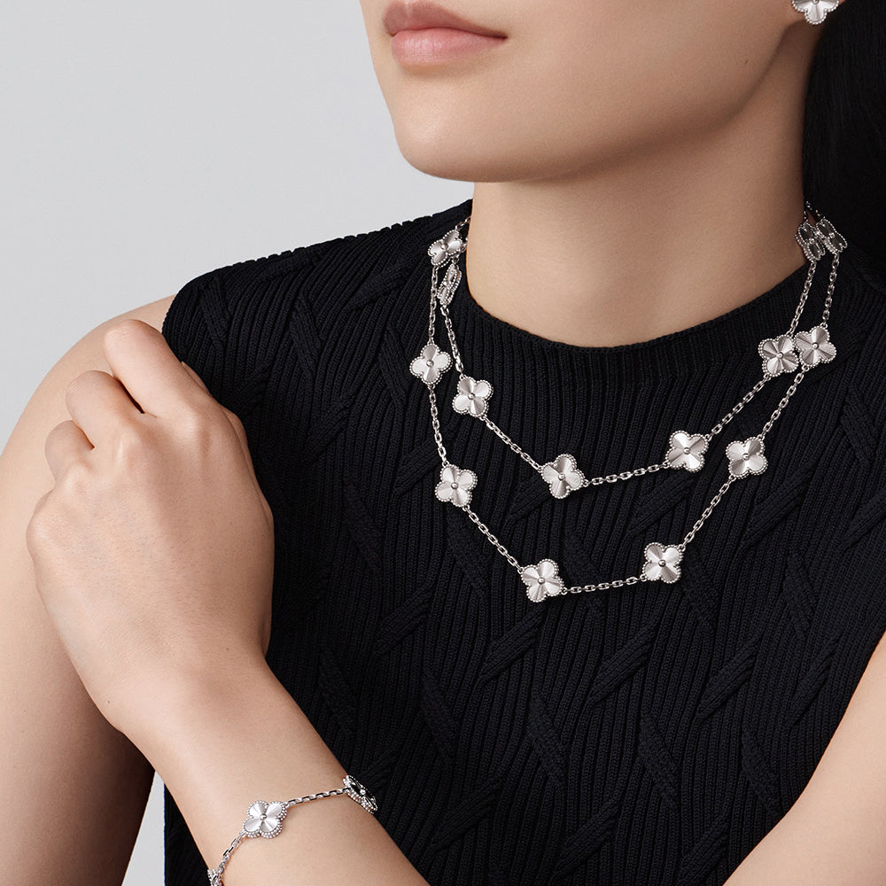 [Vera Jewelry]CLOVER 20 MOTIFS DIAMOND SILVER
