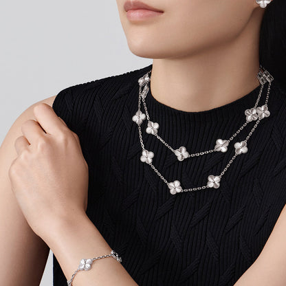 [Vera Jewelry]CLOVER 20 MOTIFS DIAMOND SILVER