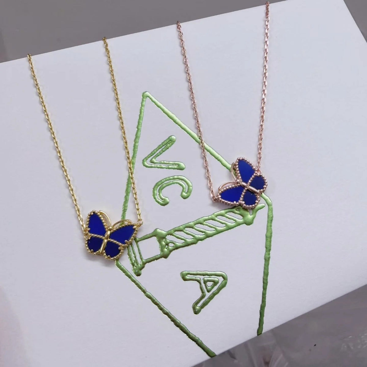 [Vera  Jewelry] 2026 Vera  Jewelry LUCKY BUTTERFLY 1 MOTIFS NECKLACE
