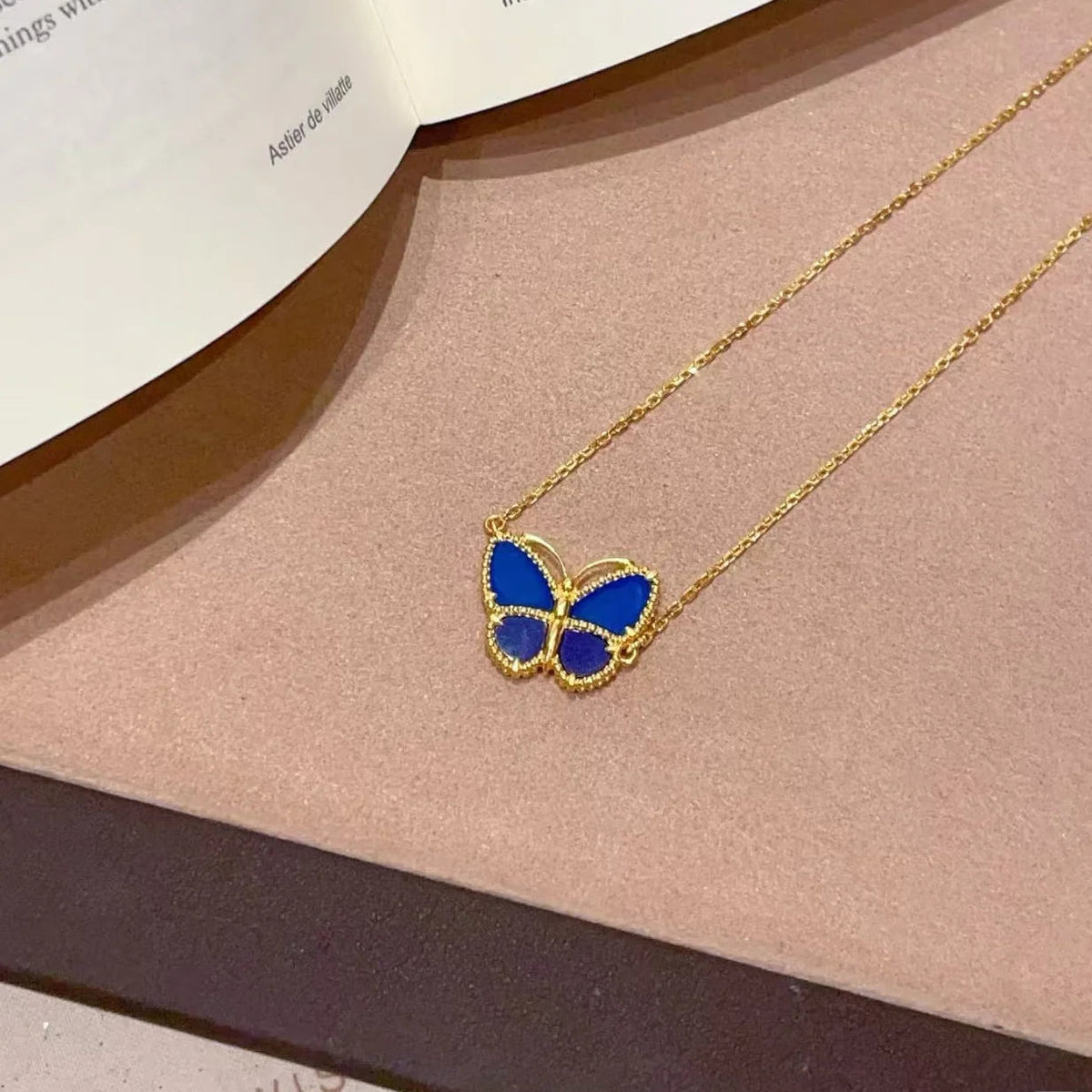 [Vera  Jewelry] 2026 Vera  Jewelry LUCKY BUTTERFLY 1 MOTIFS NECKLACE