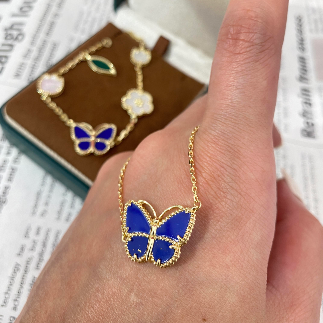 [Vera Jewelry] 2026年新作 ラッキーバタフライ 1モチーフ ネックレス