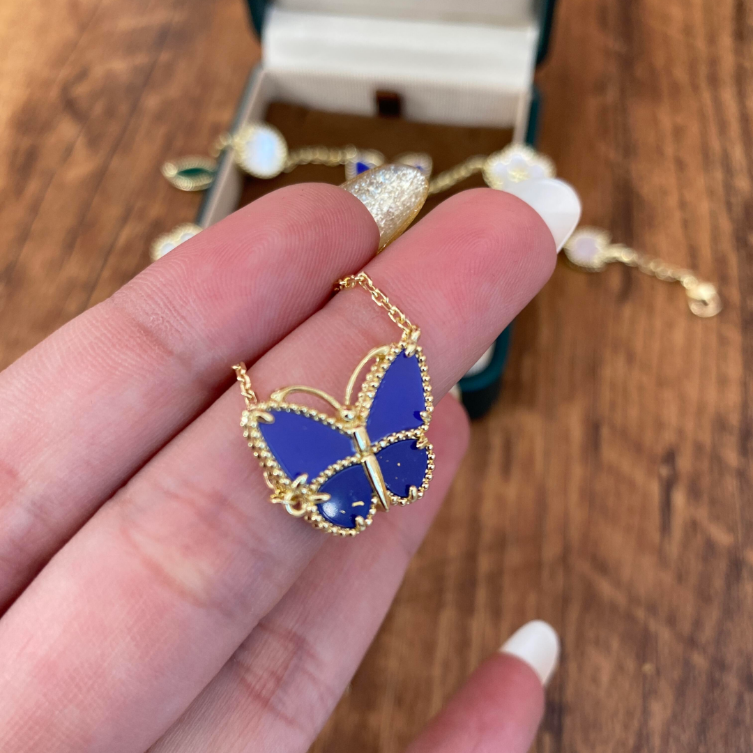 [Vera Jewelry] 2026年新作 ラッキーバタフライ 1モチーフ ネックレス
