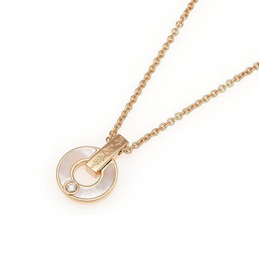 [Vera]GARI NECKLACE PINK GOLD MOP
