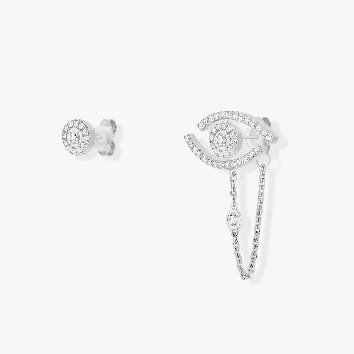 [Vera  Jewelry]Lucky Eye Diamond Earrings