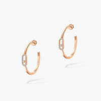 [Vera Jewelry]CREOLES MOVE UNO PM DIAMOND EARRINGS