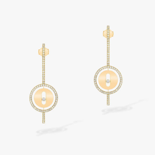 [Vera Jewelry]ラッキー ムーブ アロー ピンクゴールド ダイヤモンド ピアス