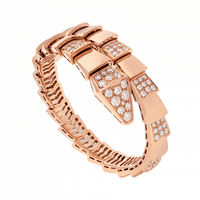 [Vera Jewelry]SERPENTI WIDE BRACELET PINK GOLD DIAMOND