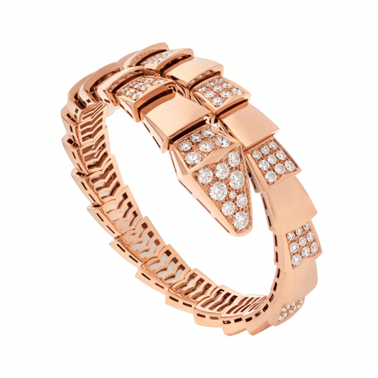 [Vera]SERPENTI WIDE BRACELET PINK GOLD DIAMOND