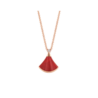 [Vera Jewelry]DREAM NECKLACE CARNELIAN 1 DIAMOND