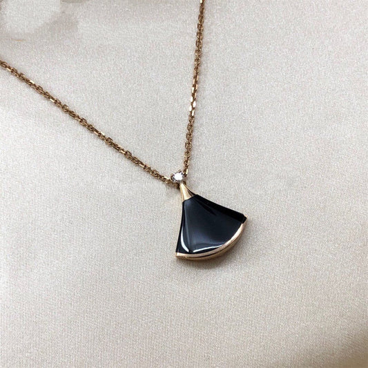 [Vera]DREAM NECKLACE ONYX 1 DIAMOND