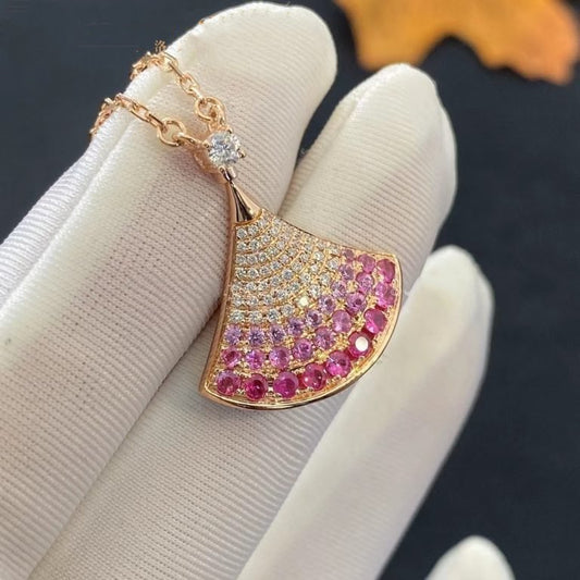[Vera]DREAM NECKLACE PINK GOLD PINK DIAMOND