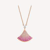 [ヴェラジュエリー]ドリームネックレス ピンクゴールド ピンクダイヤモンド
