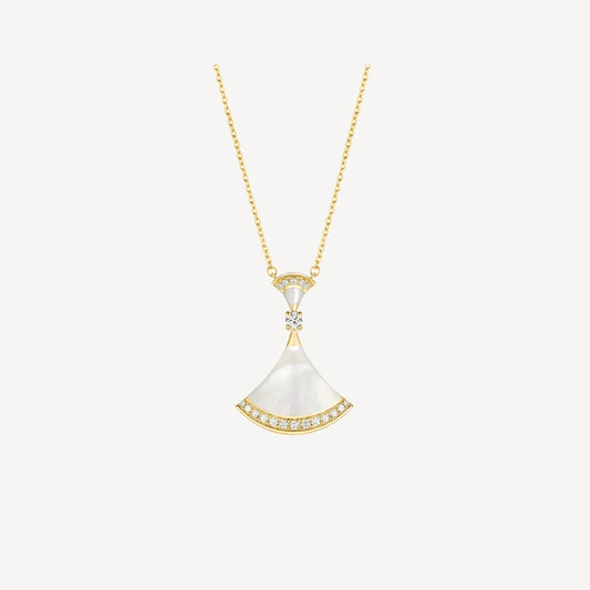 [Vera]DREAM NECKLACE MOP GOLD DIAMOND