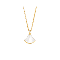 [Vera Jewelry]DREAM NECKLACE WHITE MOP GOLD 1 DIAMOND
