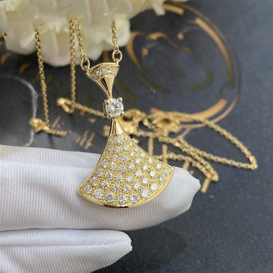 [Vera]DREAM NECKLACE GOLD FULL DIAMOND