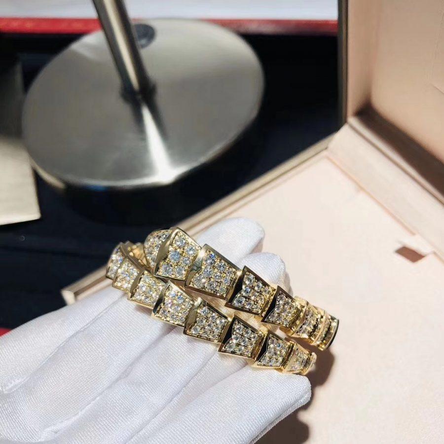 [Vera]SERPENTI BRACELET 8MM GOLD DIAMOND