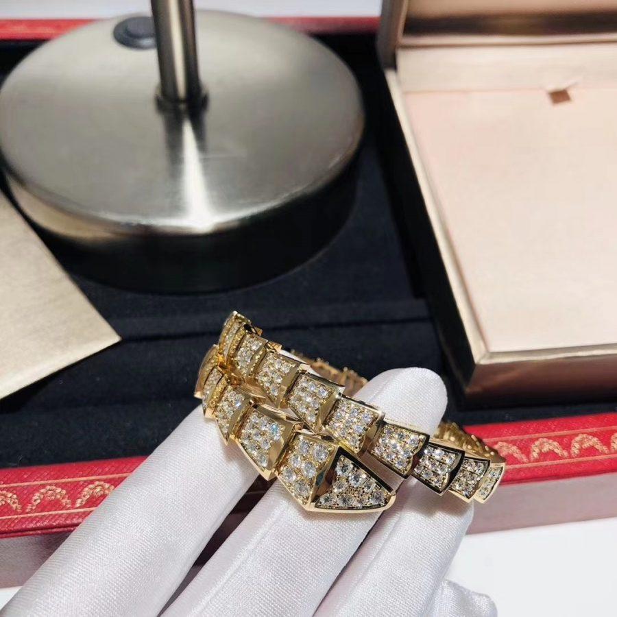 [Vera]SERPENTI BRACELET 8MM GOLD DIAMOND