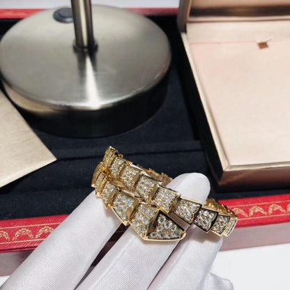 [Vera]SERPENTI BRACELET 8MM GOLD DIAMOND