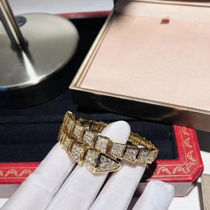 [Vera]SERPENTI BRACELET 8MM GOLD DIAMOND