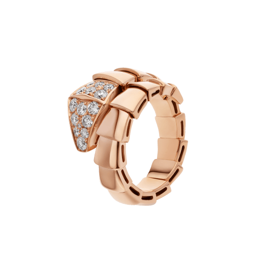 [Vera]SERPENTI RING ROTGOLD DIAMANT