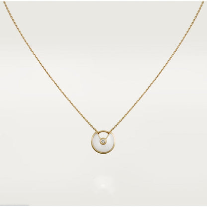 [Vera  Jewelry]AMULETTE ROSE GOLD MOP NECKLACE
