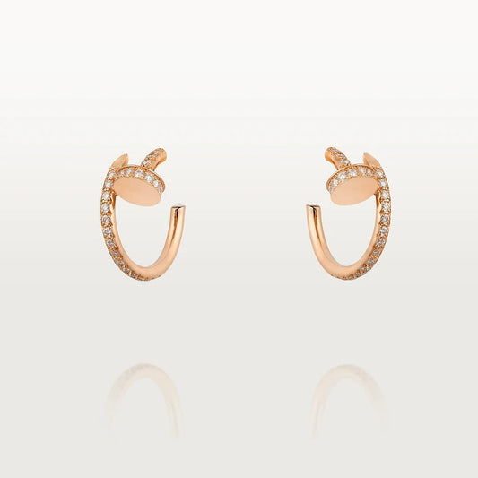 [Vera Jewelry]ジュスト イヤリング 12.75mm ピンクゴールド ダイヤモンド