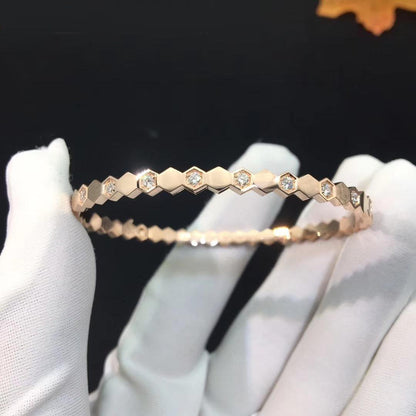 [Vera Jewelry]BEE LOVE PINK GOLD DIAMOND BRACELET