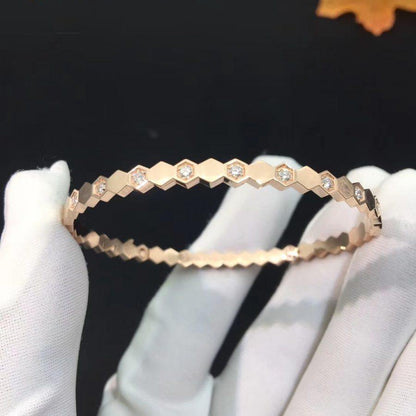 [Vera Jewelry]BEE LOVE PINK GOLD DIAMOND BRACELET