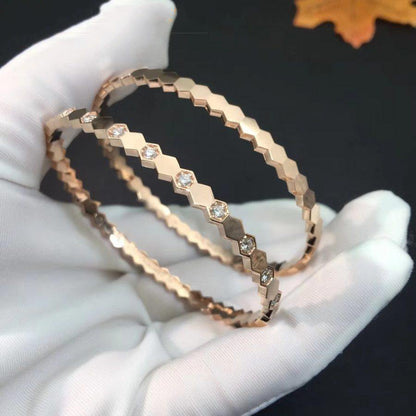 [Vera Jewelry]BEE LOVE PINK GOLD DIAMOND BRACELET