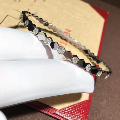 [Vera  Jewelry]BEE LOVE SILVER DIAMOND BRACELET