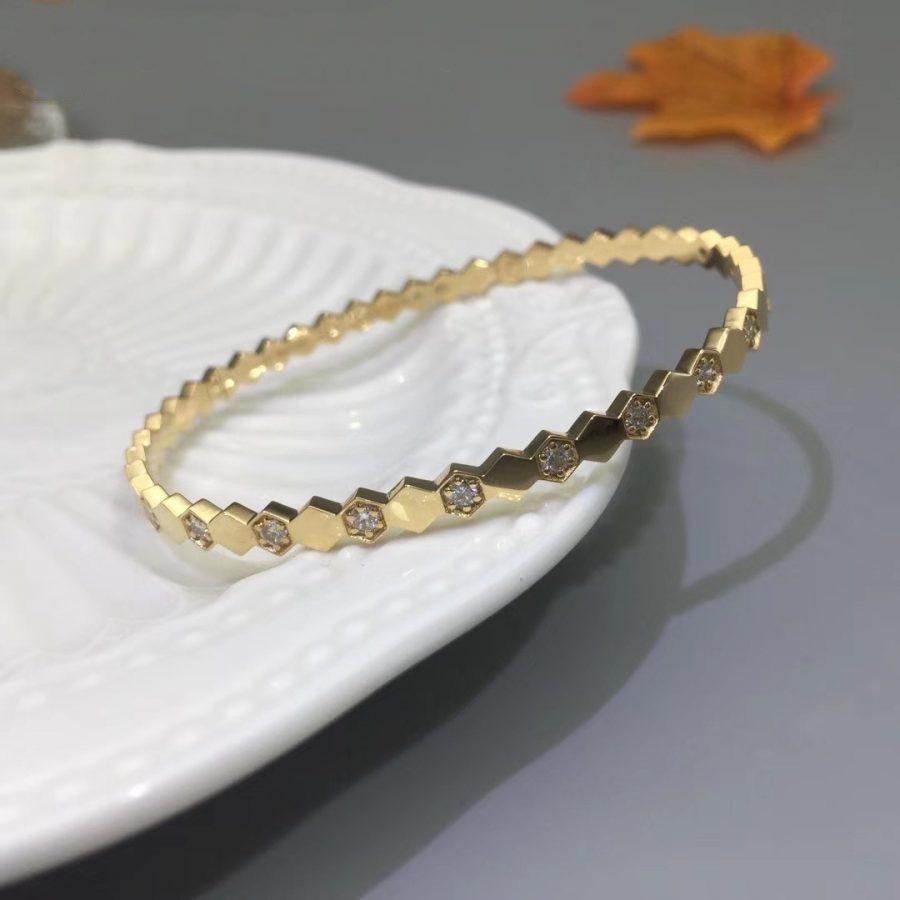 [Vera Jewelry]BEE LOVE GOLD DIAMOND BRACELET