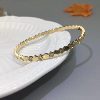 [Vera Jewelry]BEE LOVE GOLD DIAMOND BRACELET
